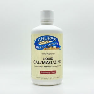 Chupp's Herbs Liquid Cal/Mag/Zinc, Strawberry -- 32 fl oz
