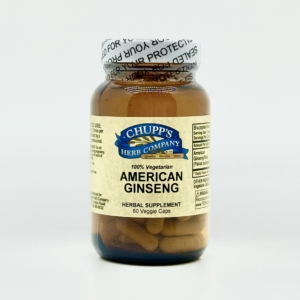 Chupp's Herbs American Ginseng - 400 mg -- 60 Vegetarian Capsules