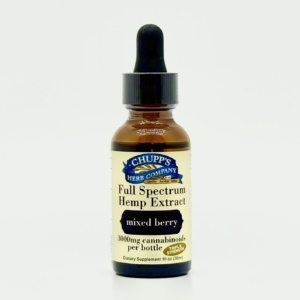 Chupp's Herbs Full Spectrum Hemp Extract, Mixed Berry -- 3000mg - 1 fl oz
