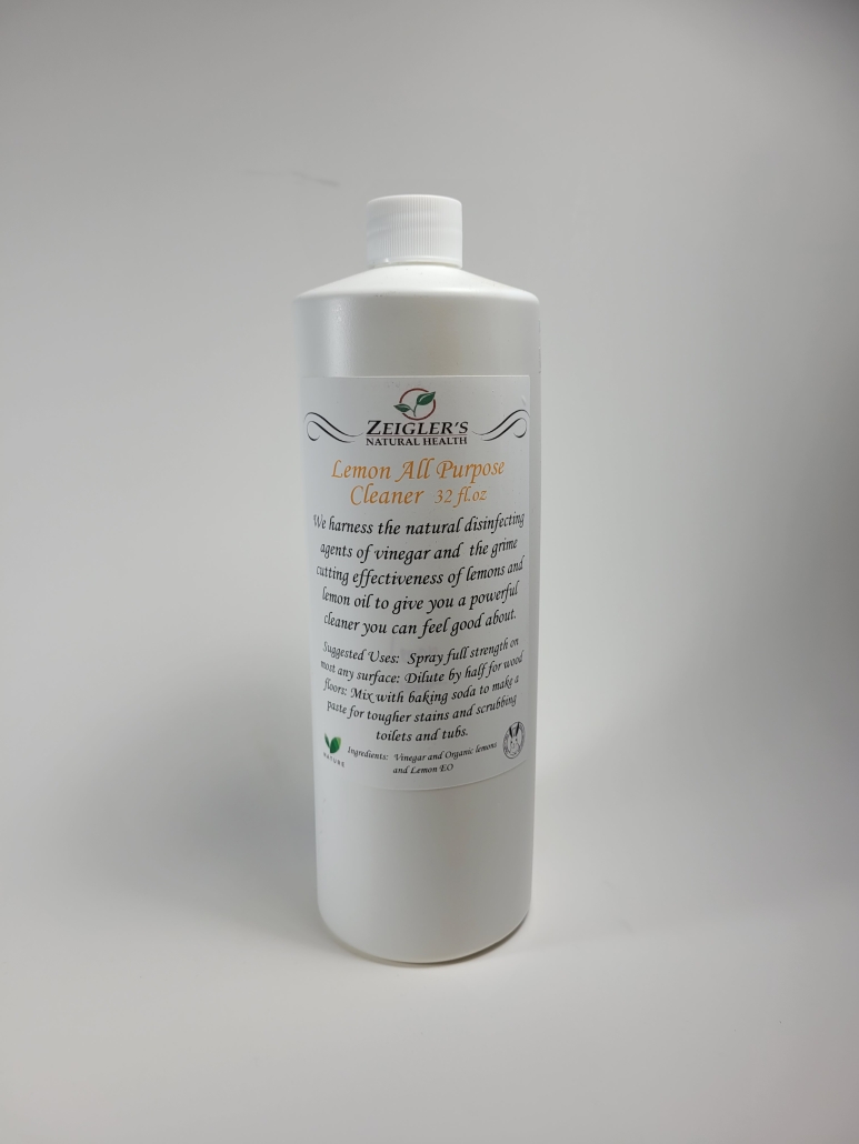 Lemon AllPurpose Cleaner 32 fl oz Zeigler's Natural Health
