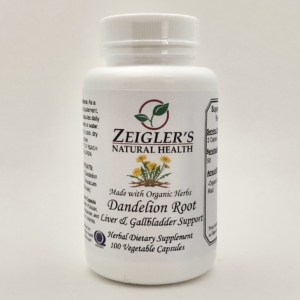 Zeigler's Dandelion Root - 480 mg -- 100 VegCaps
