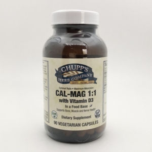 Chupp's Herbs Cal-Mag 1:1 -- 90 Vegetarian Capsules