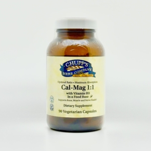 Chupp's Herbs Cal-Mag 1:1 -- 90 Vegetarian Capsules