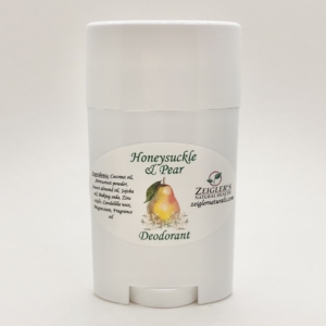 Zeigler's Honeysuckle & Pear Deodorant