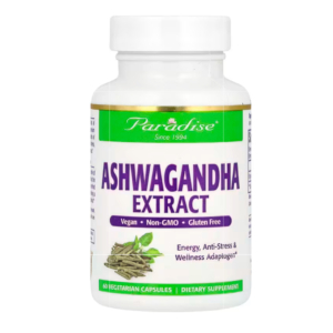Paradise Herbs Ashwagandha Organic Extract -- 60 Vegetarian Capsules