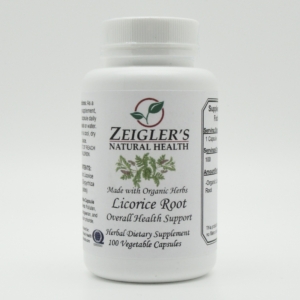 Zeigler's Licorice Root - 450 mg -- 100 VegCaps