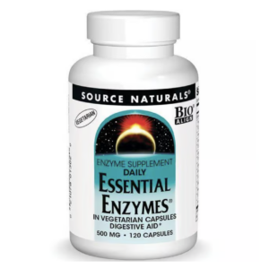 Source Naturals Essential Enzymes® - 500 mg -- 120 or 240 VegCaps - 240 capsules