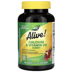 Nature's Way Alive!® Calcium + D3 Gummies -- 60 Count