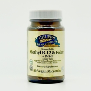 Chupp's Herbs Methyl B12 & Folate -- 90 Vegan Microtabs