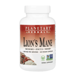 Planetary Herbals Lion's Mane -- 500 mg -- 60 Vegan Capsules