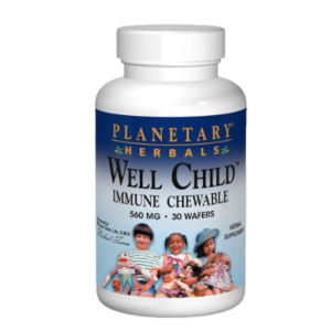 Planetary Herbals Well Child Immune Chewable -- 560 mg -- 30 Wafers
