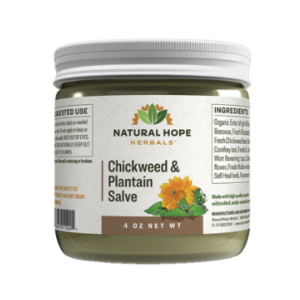 Natural Hope Herbals® Chickweed & Plantain Salve -- 1 oz