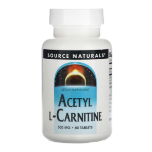 Source Naturals Acetyl L-Carnitine -- 500 mg -- 60 Tablets