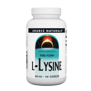 Source Naturals L-Lysine -- 500 mg -- 100 Capsules