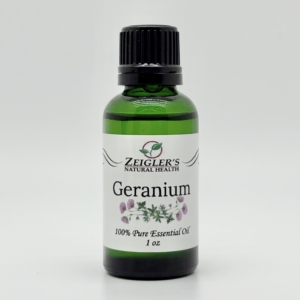 Zeigler's Geranium Essential Oil  -- 10 ml or 1 oz - 1 oz