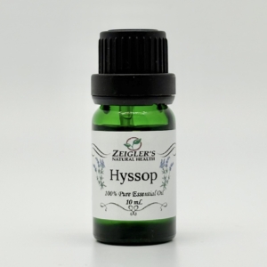 Zeigler's Hyssop Essential Oil  -- 10 ml