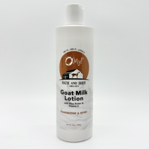 O My! Bath & Body Goat Milk Lotion - 12 oz -- Frankincense & Myrrh