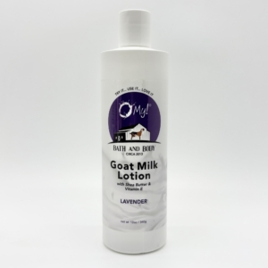 O My! Bath & Body Goat Milk Lotion - 12 oz -- Lavender