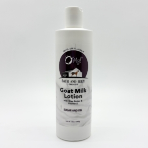 O My! Bath & Body Goat Milk Lotion - 12 oz -- Sugar & Fig