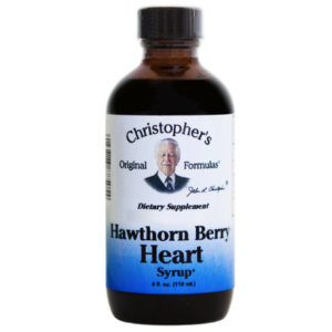 Christopher's Hawthorn Berry Heart Syrup -- 4 oz
