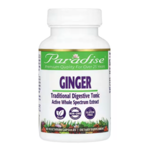 Paradise Herbs Ginger - 250 mg -- 60 Vegetarian Capsules