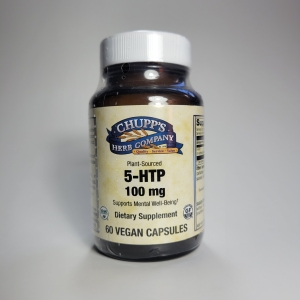 Chupp's Herbs 5-HTP - 100 mg -- 60 Vegetarian Capsules
