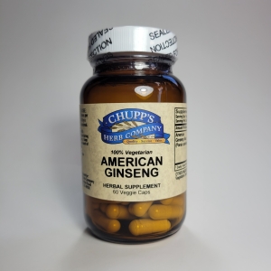 Chupp's Herbs American Ginseng - 400 mg -- 60 Vegetarian Capsules