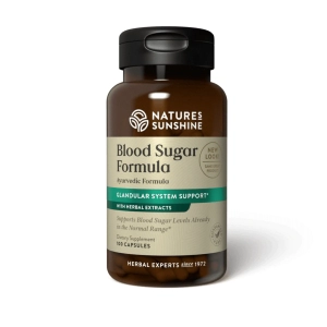 Nature's Sunshine Blood Sugar Formula -- 100 Capsules