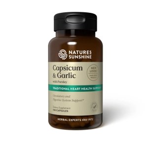 Nature's Sunshine Capsicum & Garlic with Parsley -- 100 Capsules