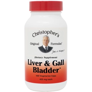 Christopher's Liver & Gallbladder Formula - 850 mg -- 100 Vegetarian Capsules