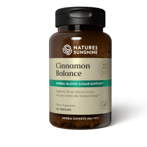 Nature's Sunshine Cinnamon Balance -- 120 Vegetarian Capsules