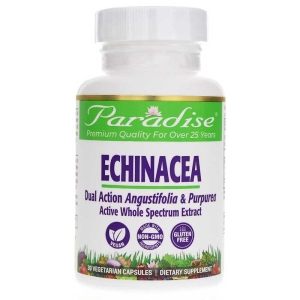 Paradise Herbs Echinacea -- 30 Vegetarian Capsules