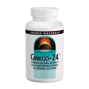 Source Naturals Ginkgo-24™ -- 120 mg - 60 Tablets