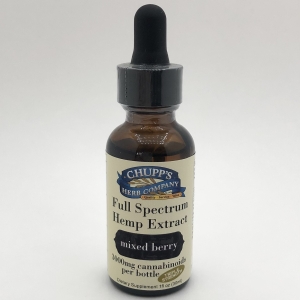 Chupp's Herbs Full Spectrum Hemp Extract, Mixed Berry -- 3000mg - 1 fl oz