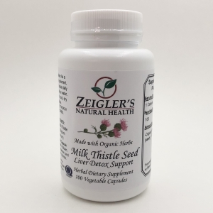 Zeigler's Milk Thistle Seed - 525 mg -- 100 VegCaps