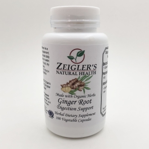 Zeigler's Ginger Root - 510 mg -- 100 VegCaps