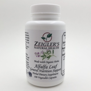 Zeigler's Alfalfa Leaf - 760 mg -- 100 VegCaps