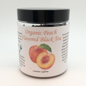 Zeigler's Peach Flavored Black Tea (Organic) -- Loose Leaf --  2.3 oz