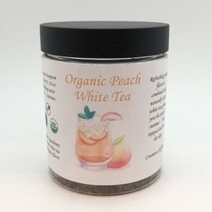 Zeigler's Peach White Tea (Organic) -- Loose Leaf --  1.3 oz