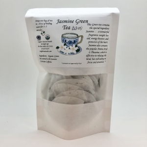 Zeigler's Jasmine Green Tea (Organic) -- 20 Tea Bags