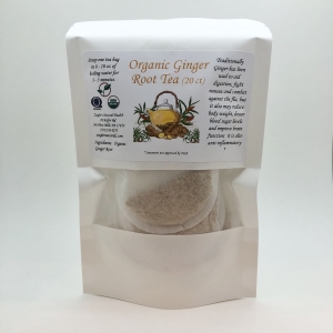 Zeigler's Ginger Root Tea (Organic) -- 20 Tea Bags