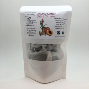Zeigler's Ginger Peach Tea (Organic) -- 20 Tea Bags