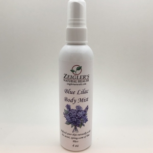 Zeigler's Blue Lilac Body Mist -- 4 oz