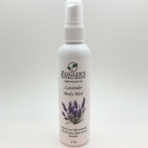 Zeigler's Lavender Body Mist -- 4 oz
