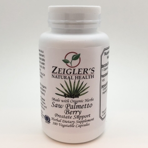 Zeigler's Saw Palmetto - 600 mg -- 100 VegCaps