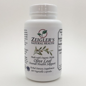 Zeigler's Olive Leaf - 425 mg -- 100 VegCaps