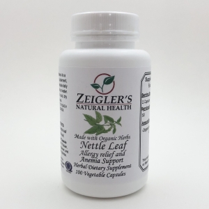 Zeigler's Nettle Leaf - 475 mg -- 100 VegCaps
