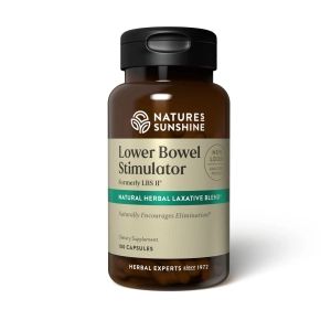 Nature's Sunshine Lower Bowel Stimulator -- 100 Capsules