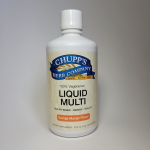 Chupp's Herbs Vegetarian Liquid Multi, Orange Mango -- 30 fl oz