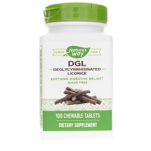 Nature's Way DGL Sugar Free -- 100 Chewable Tablets